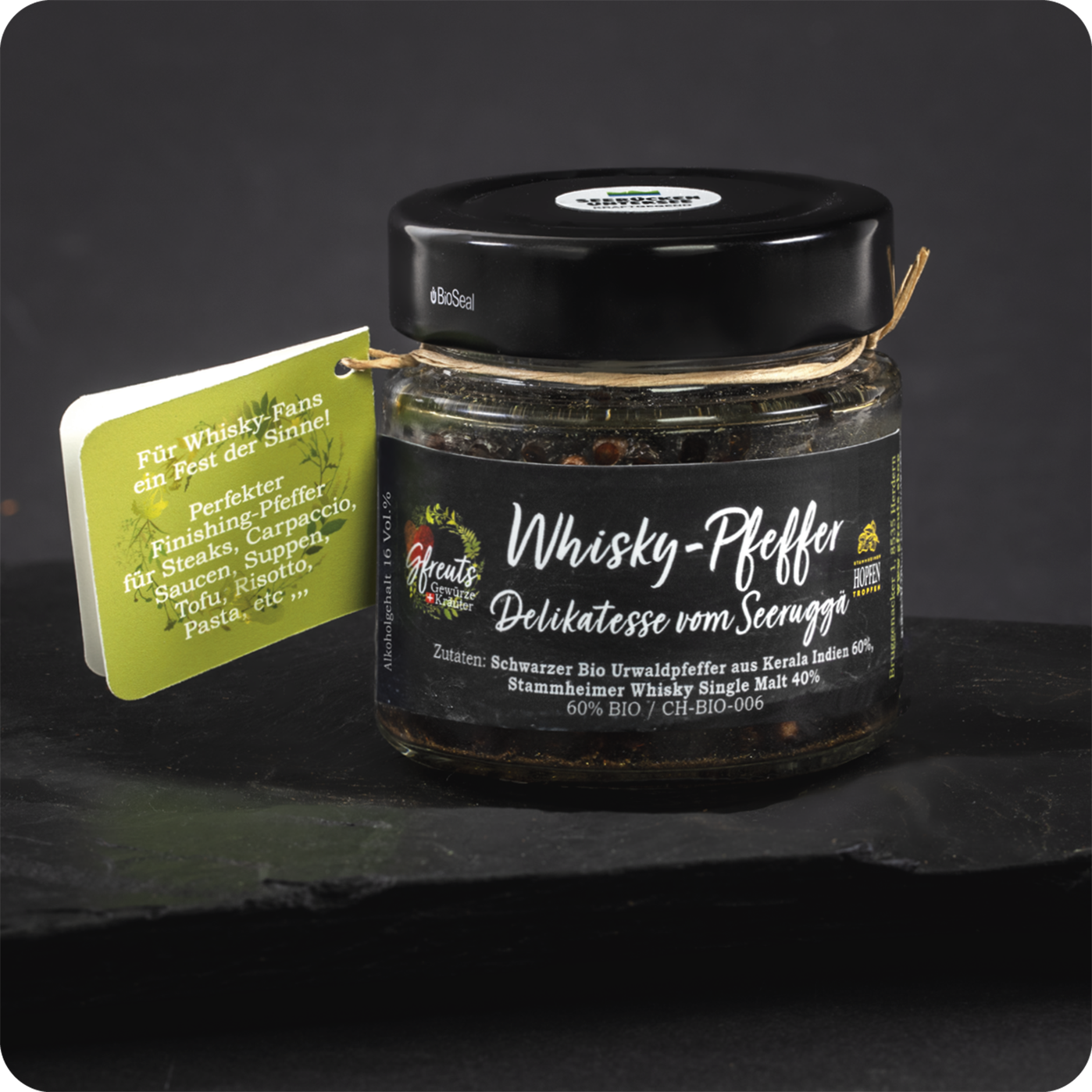 Whisky-Pfeffer Delikatesse vom Seeruggä